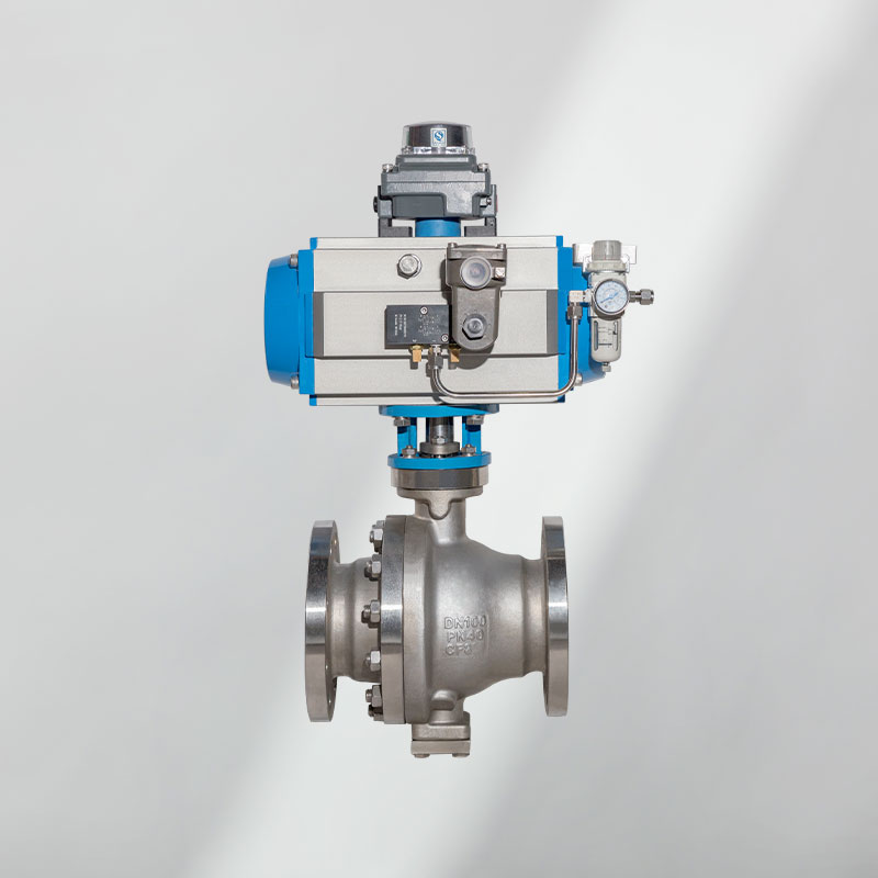 不銹鋼固定球閥(氣動(dòng))